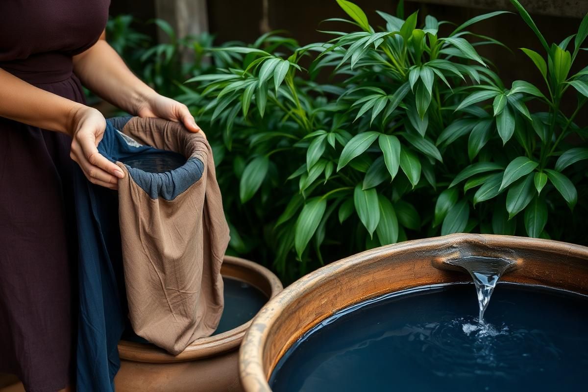 Sustainable natural-dye workshop in Nonthaburi